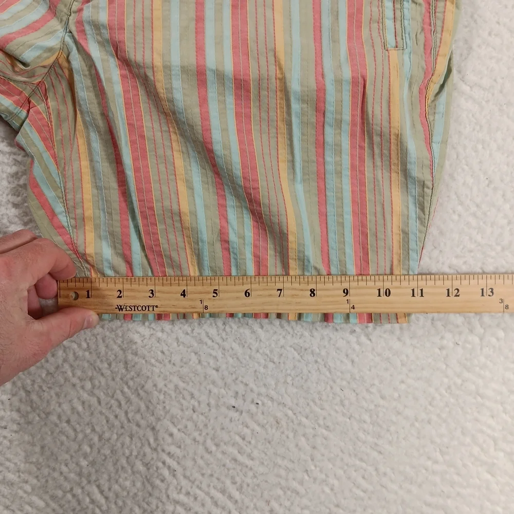 Mr. Turk Swim Trunks Mens 34 San Simeon Stripe Mesh Lined Designer Beach Resort